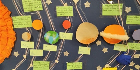 Powiększ grafikę: I miejsce w konkursie Lapbook o Układzie Słonecznym