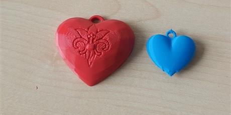 Powiększ grafikę: Druk 3d -serca