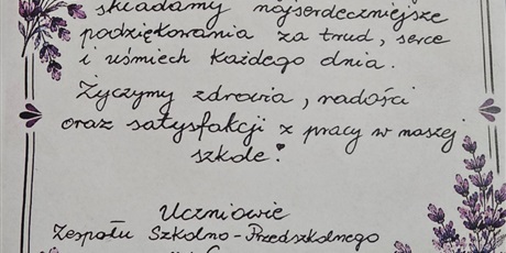 Powiększ grafikę: życzenia dla nauczycieli 