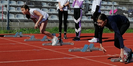 Powiększ grafikę: Laura Szałkowska -Opora na starcie biegu na 60m
