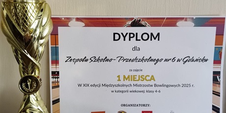 Powiększ grafikę: Dyplom i puchar