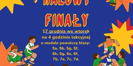 Powiększ grafikę: Plakat informujący o finale biatlonu