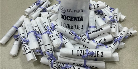 Podziękowania dla Rady Rodziców