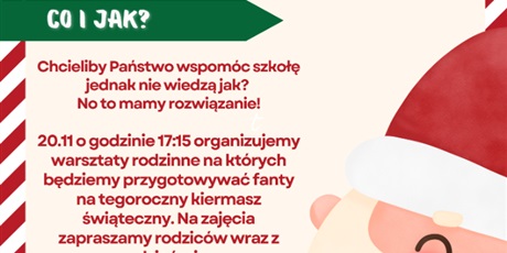 Rodzinne warsztaty świąteczne