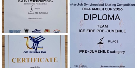 Powiększ grafikę: Dyplomy uczennicy klasy 3 a.