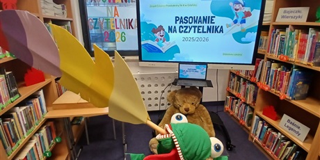 Powiększ grafikę: Pasowanie na czytelnika