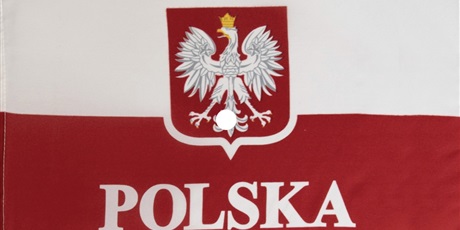 Powiększ grafikę: Flaga Polski i godło